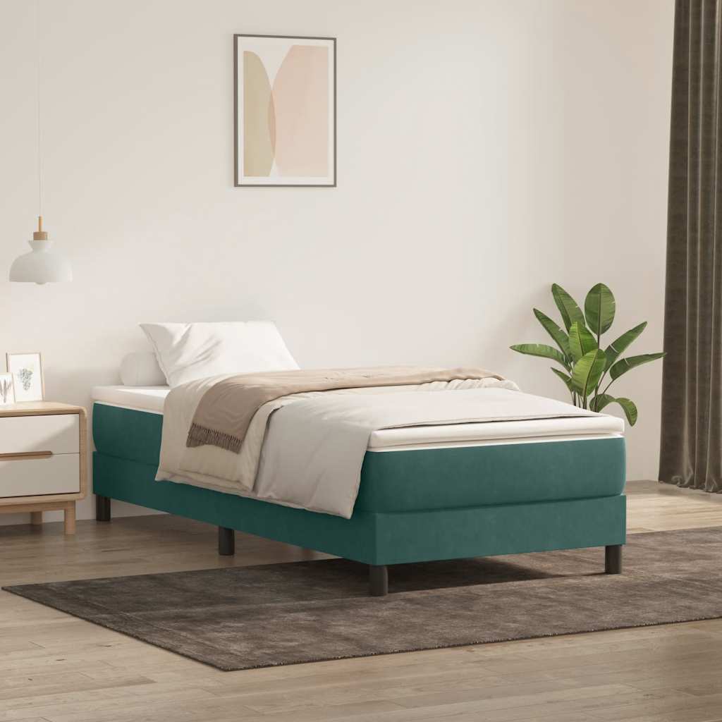 Boxspring Zonder Matras Fluweel