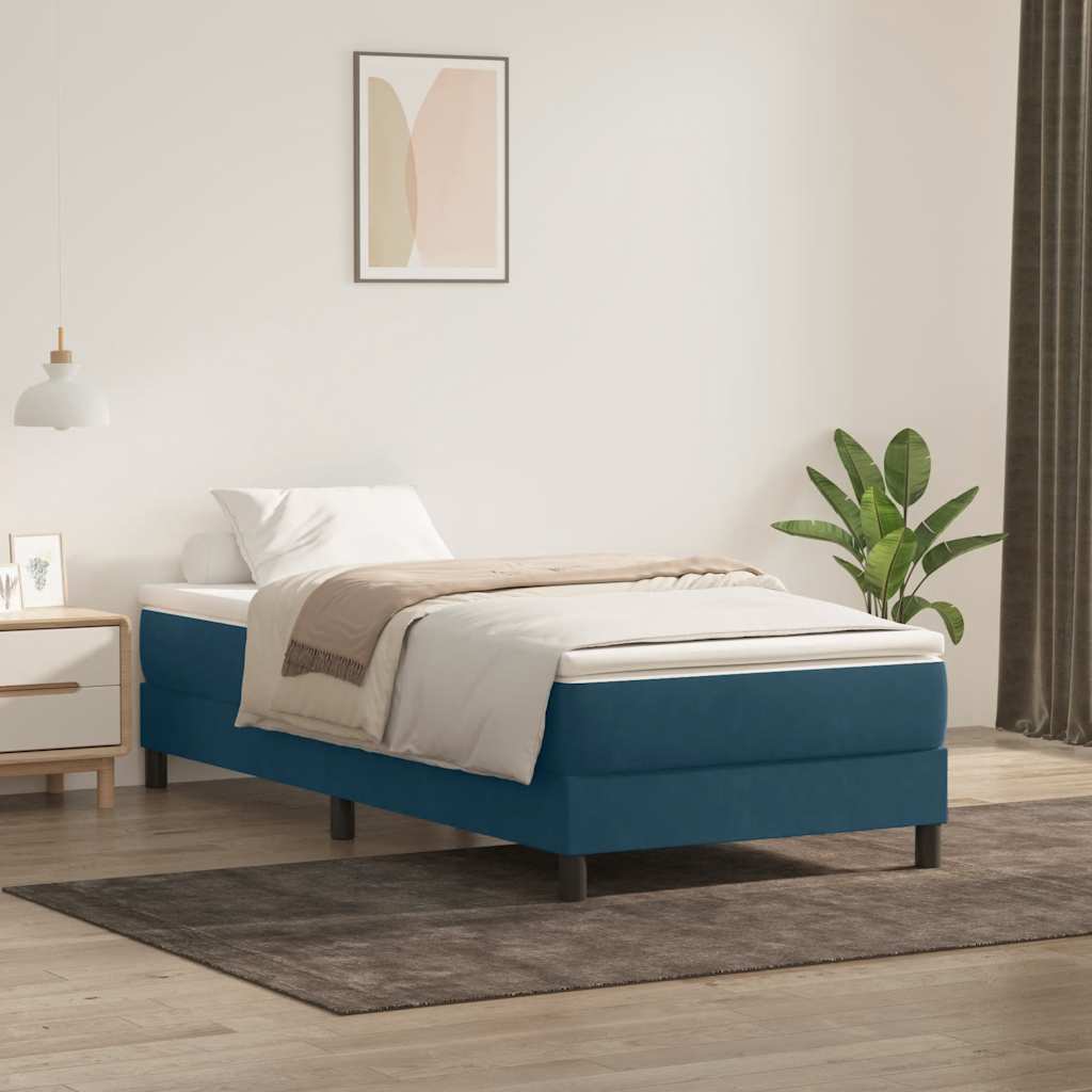 Boxspring Zonder Matras Fluweel
