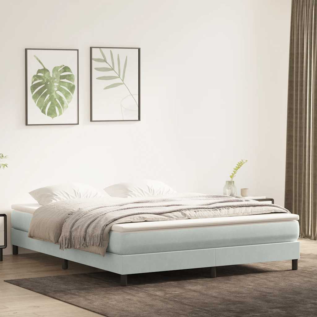 Boxspring Zonder Matras Fluweel
