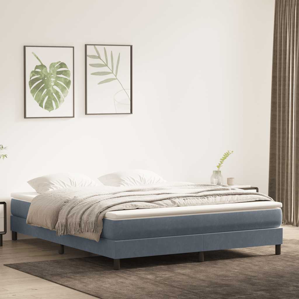 Boxspring Zonder Matras Fluweel