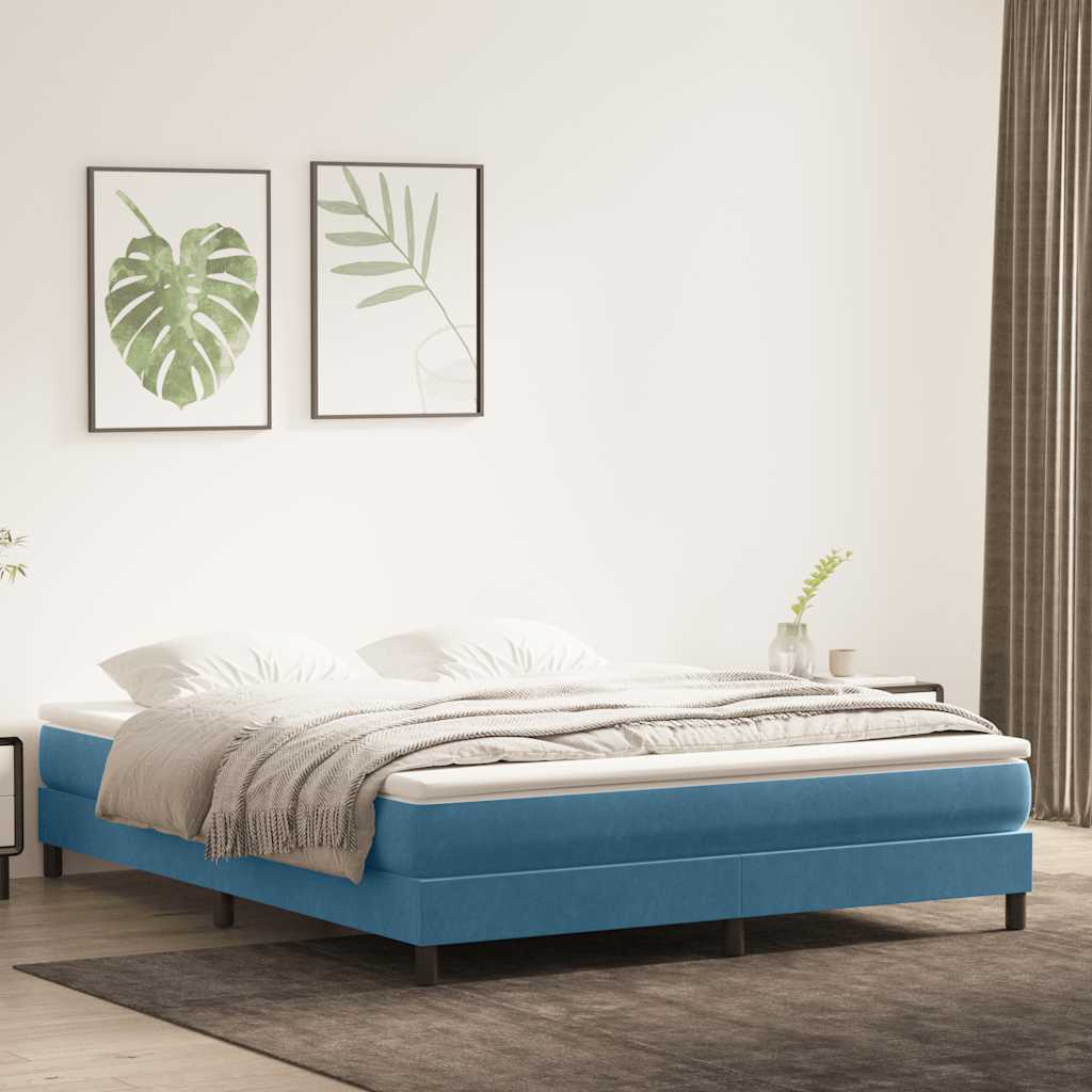 Boxspring Zonder Matras Fluweel