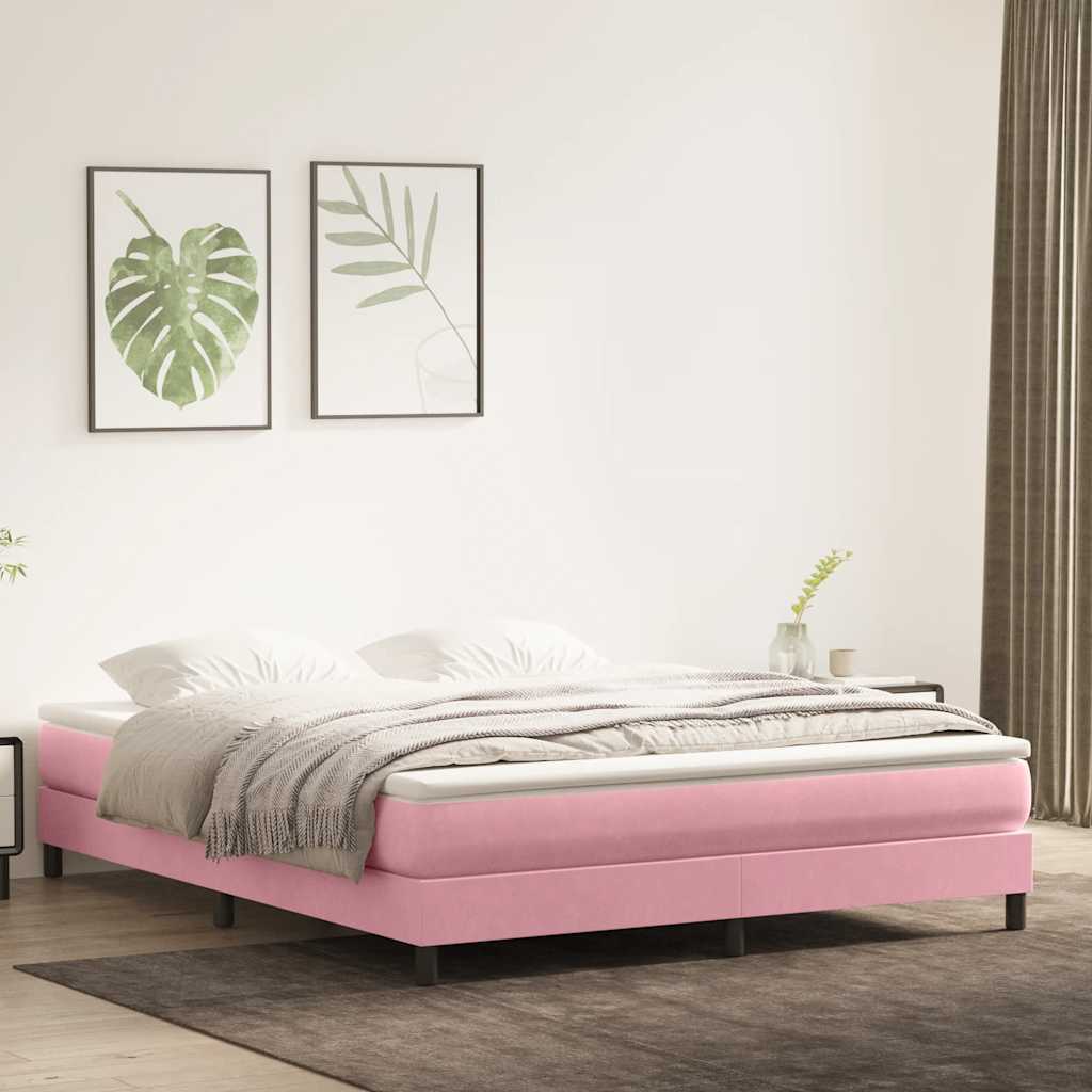 Boxspring Zonder Matras Fluweel