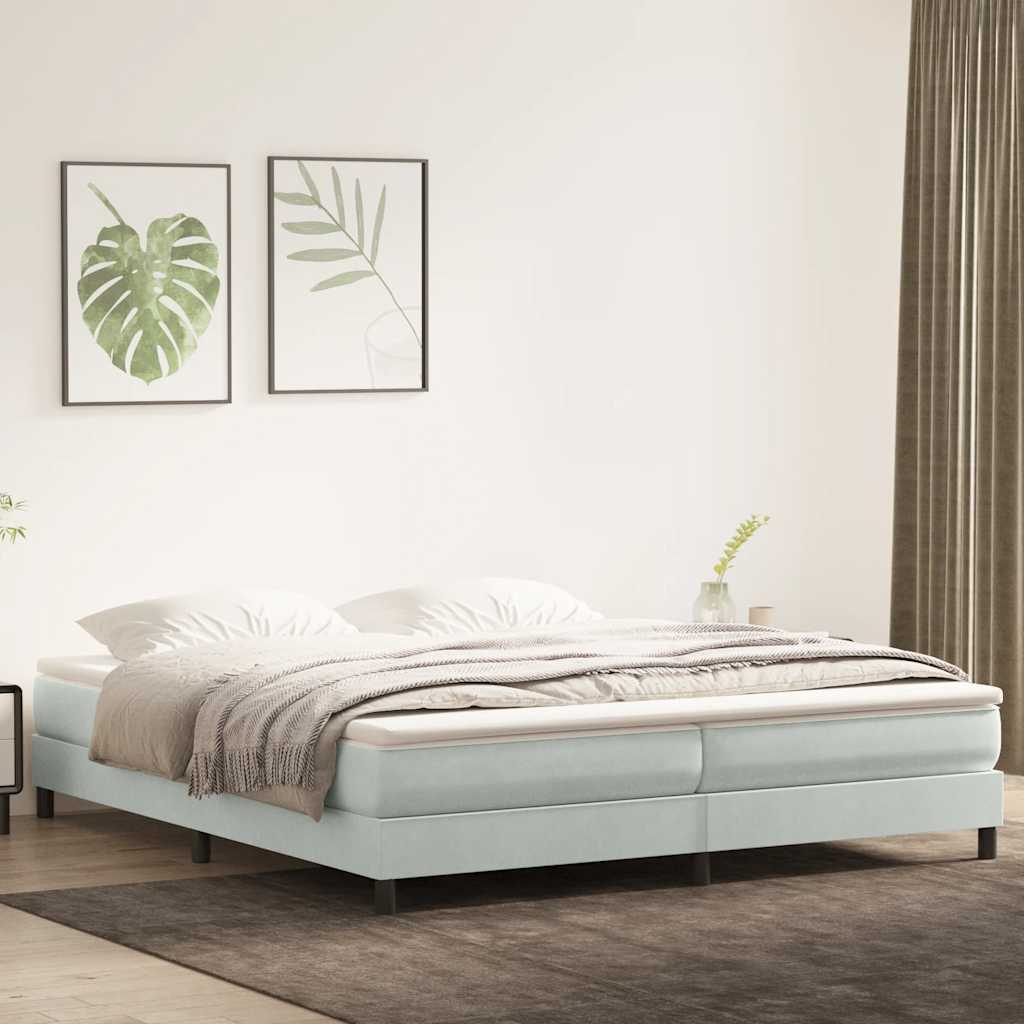Boxspring Zonder Matras Fluweel