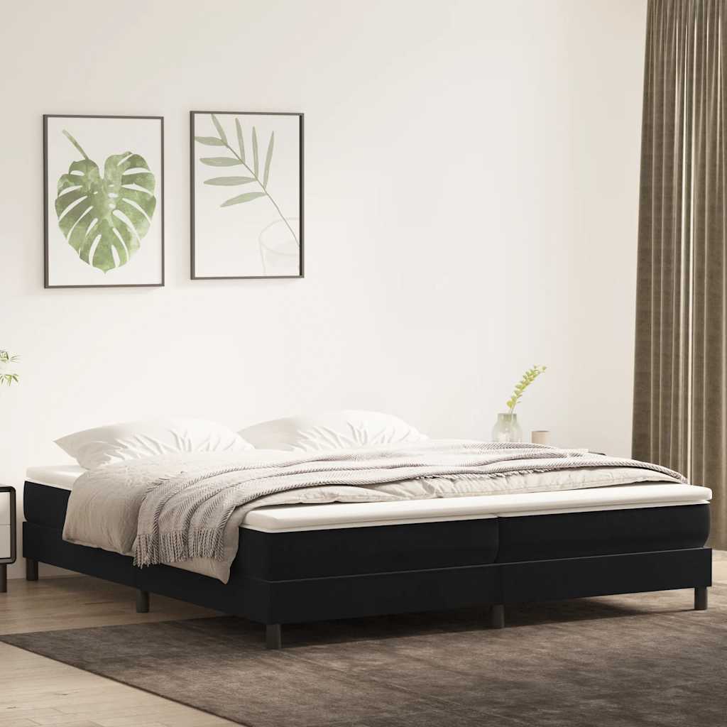Boxspring Zonder Matras Fluweel
