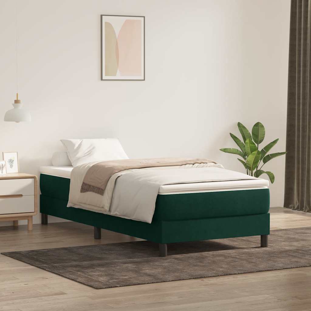Boxspring Zonder Matras Fluweel