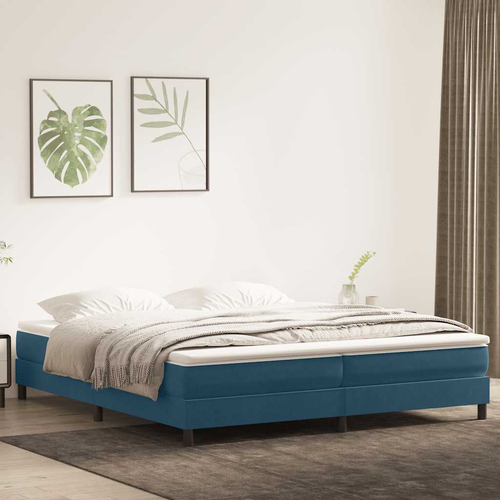 Boxspring Zonder Matras Fluweel