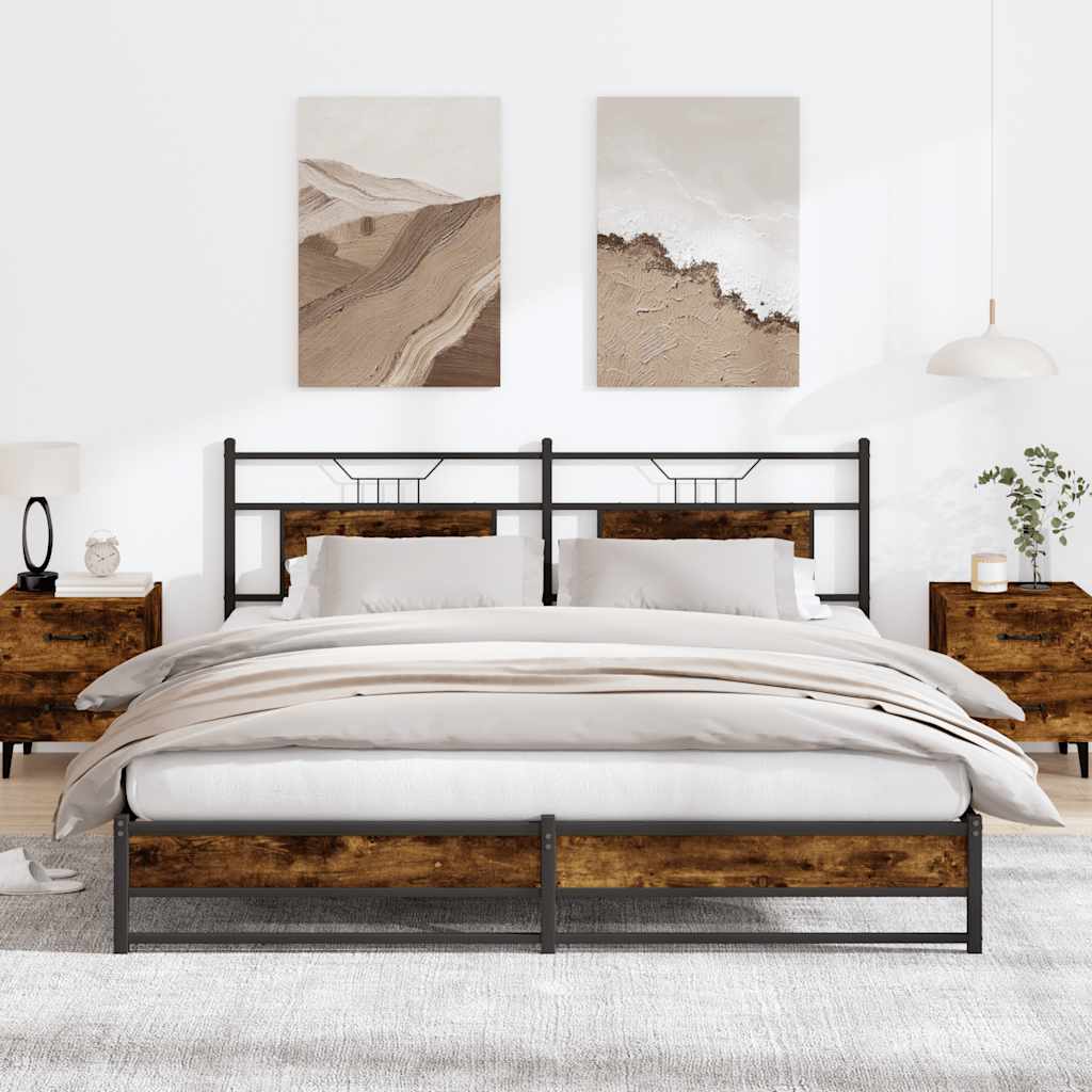 Bedframe Zonder Matras Hout Kleurig