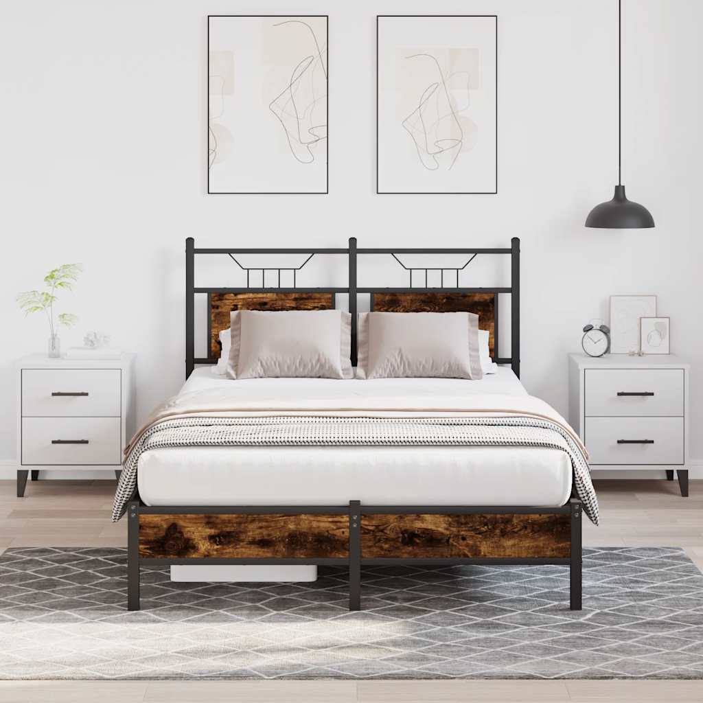 Bedframe Zonder Matras Hout Kleurig