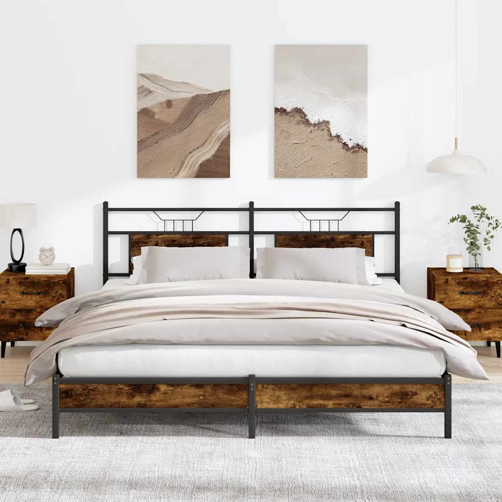 Bedframe Zonder Matras Hout Kleurig
