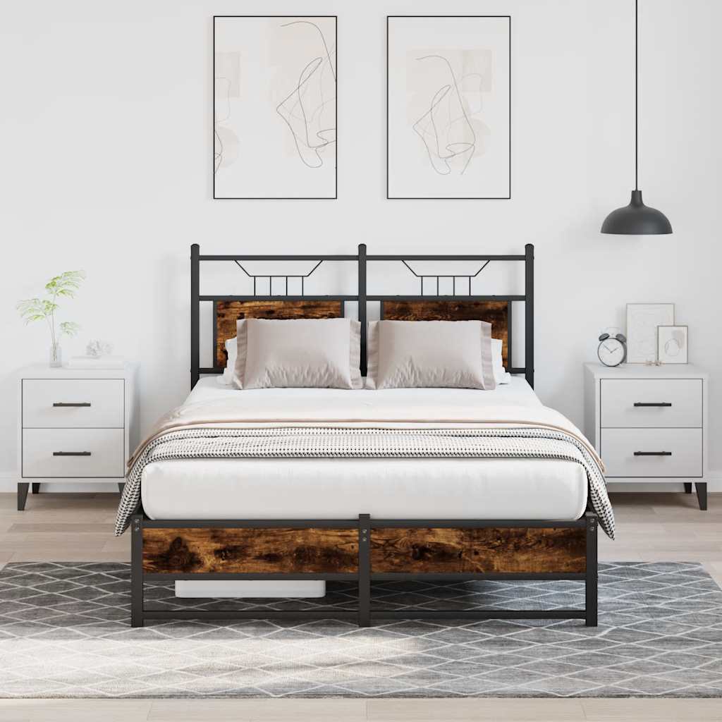 Bedframe Zonder Matras Hout Kleurig