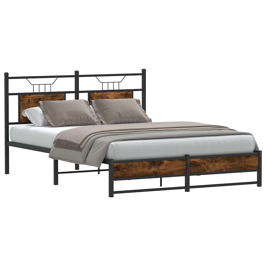 Bedframe Zonder Matras Hout Kleurig