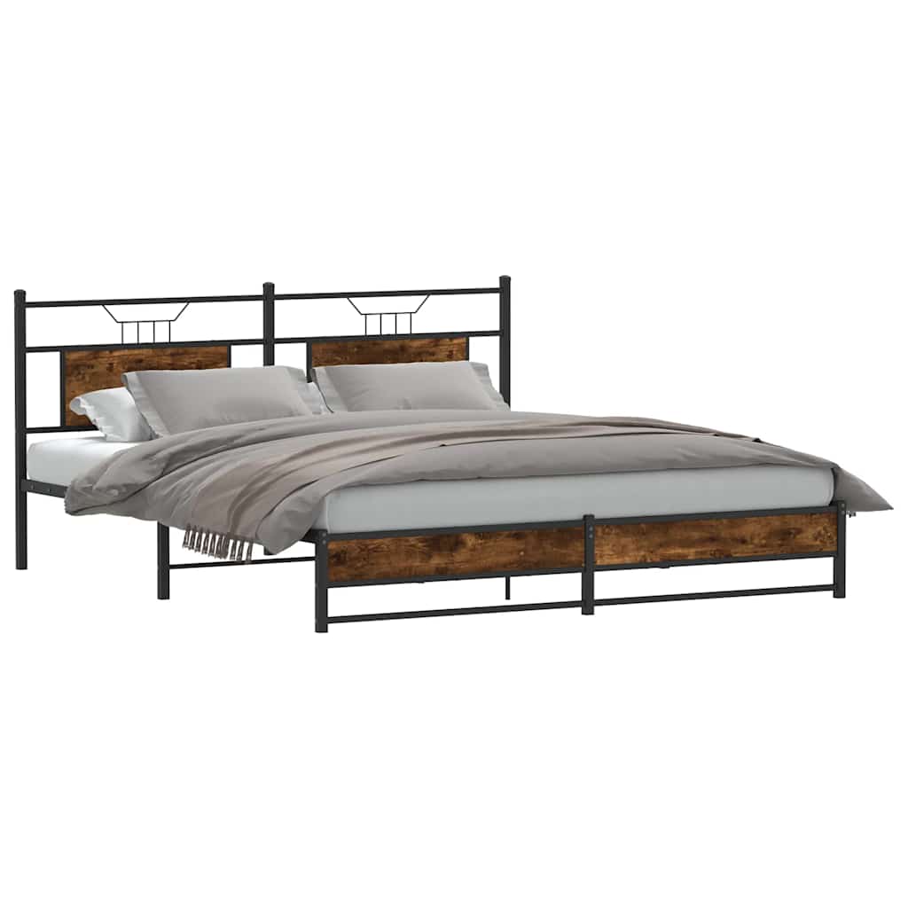 Bedframe Zonder Matras Hout Kleurig