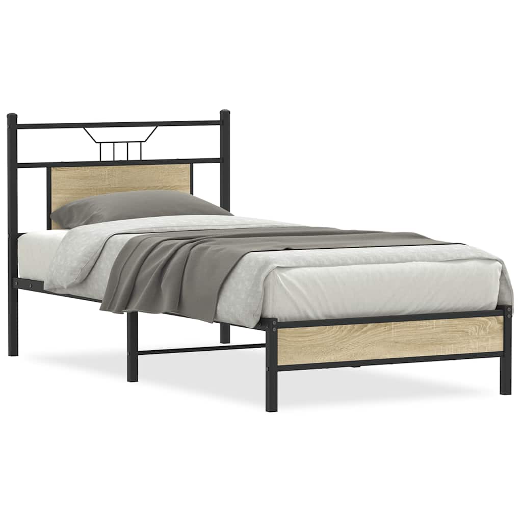 Bedframe Zonder Matras Hout Kleurig
