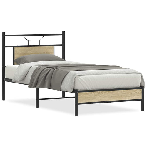 Bedframe Zonder Matras Hout Kleurig