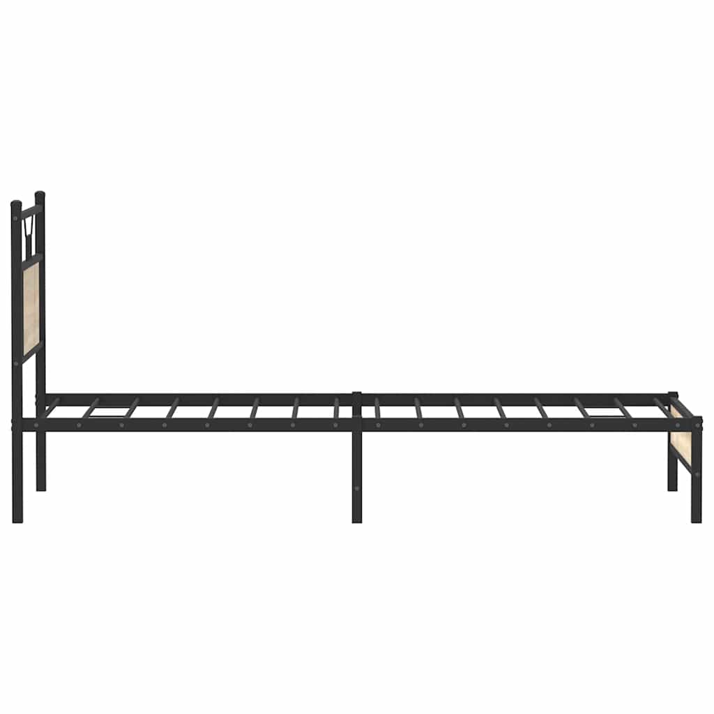 Bedframe Zonder Matras Hout Kleurig