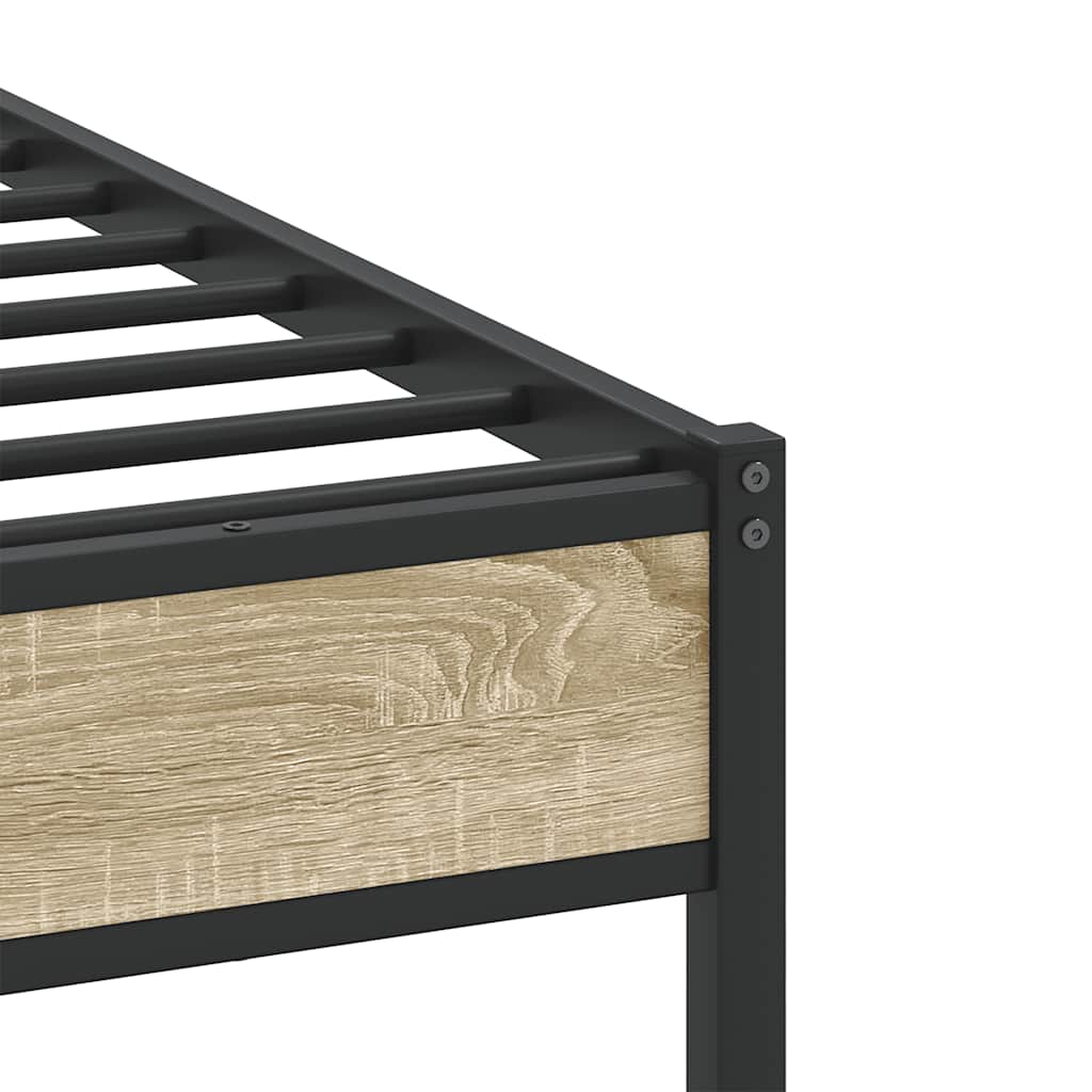 Bedframe Zonder Matras Hout Kleurig