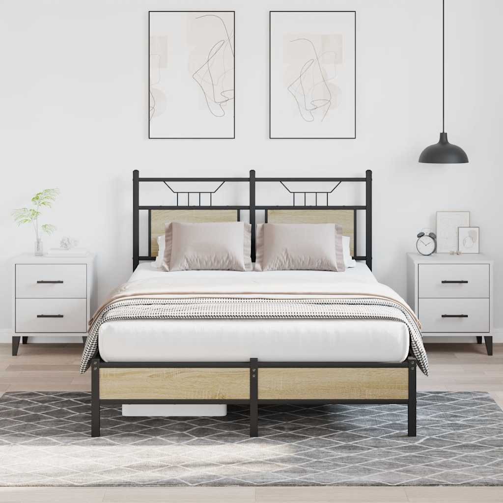 Bedframe Zonder Matras Hout Kleurig