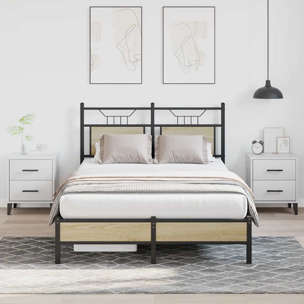 Bedframe Zonder Matras Hout Kleurig