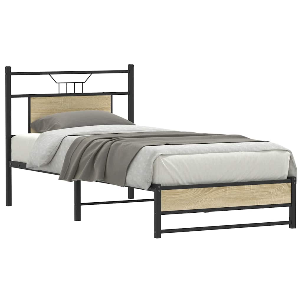 Bedframe Zonder Matras Hout Kleurig