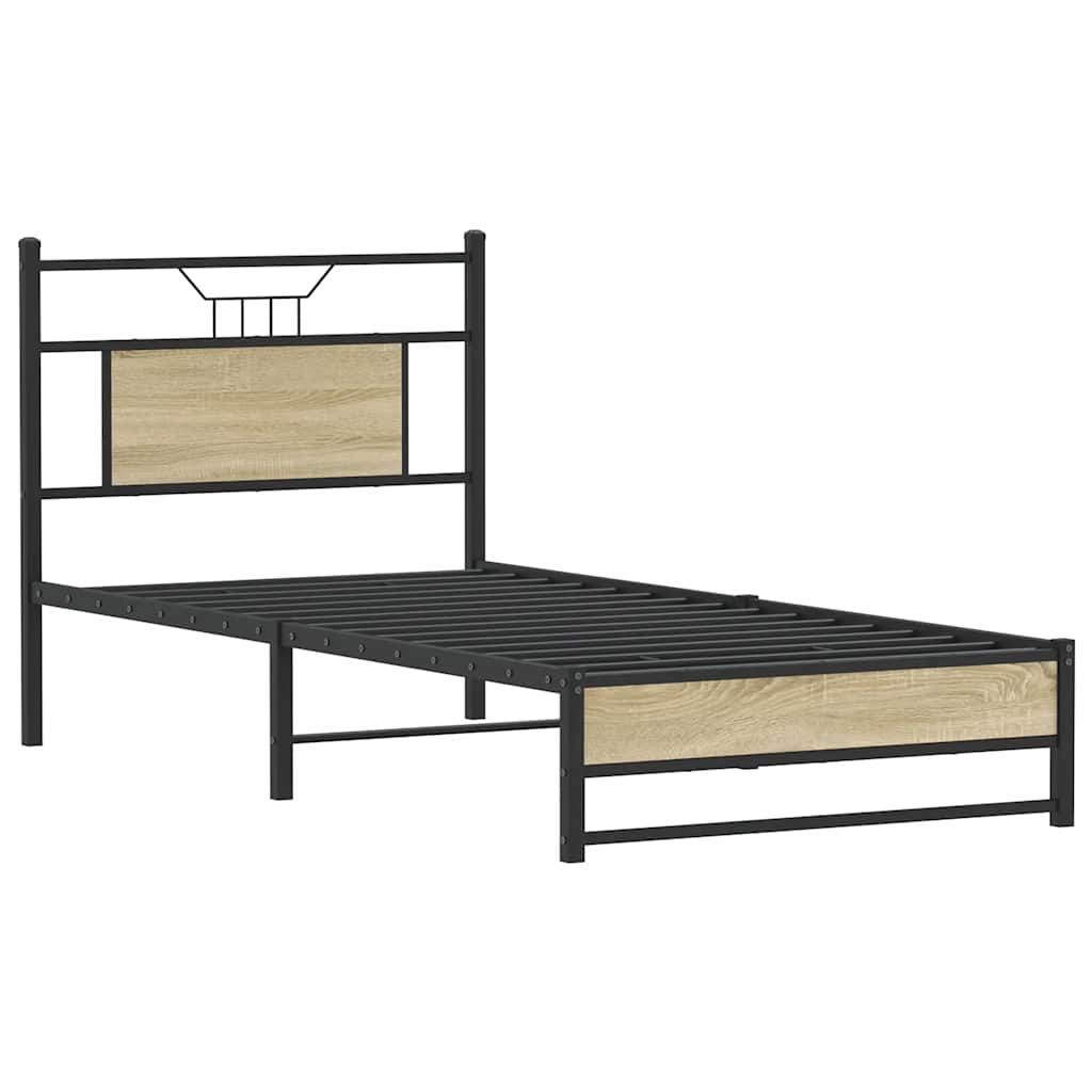 Bedframe Zonder Matras Hout Kleurig