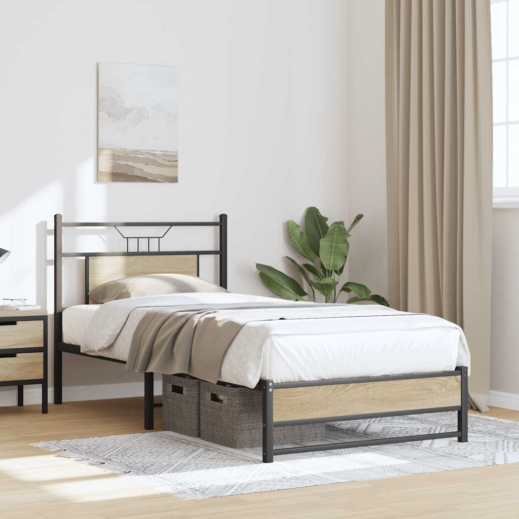 Bedframe Zonder Matras Hout Kleurig