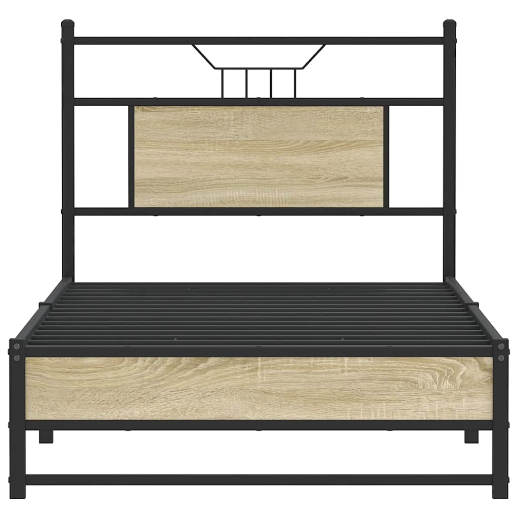 Bedframe Zonder Matras Hout Kleurig