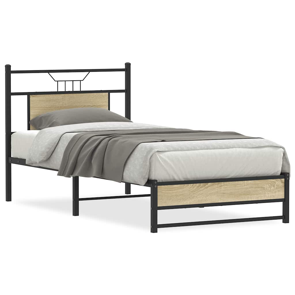 Bedframe Zonder Matras Hout Kleurig