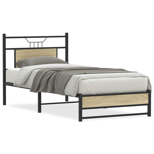 Bedframe Zonder Matras Hout Kleurig