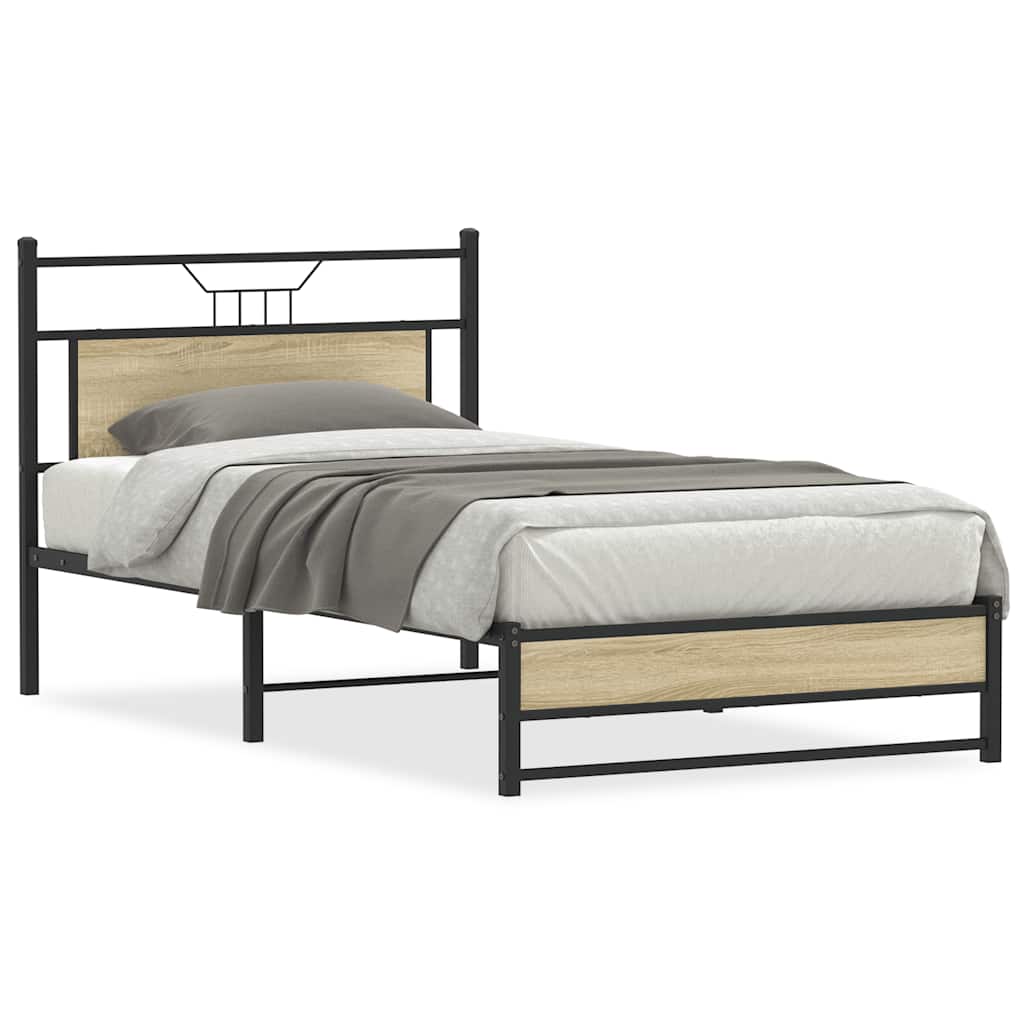 Bedframe Zonder Matras Hout Kleurig