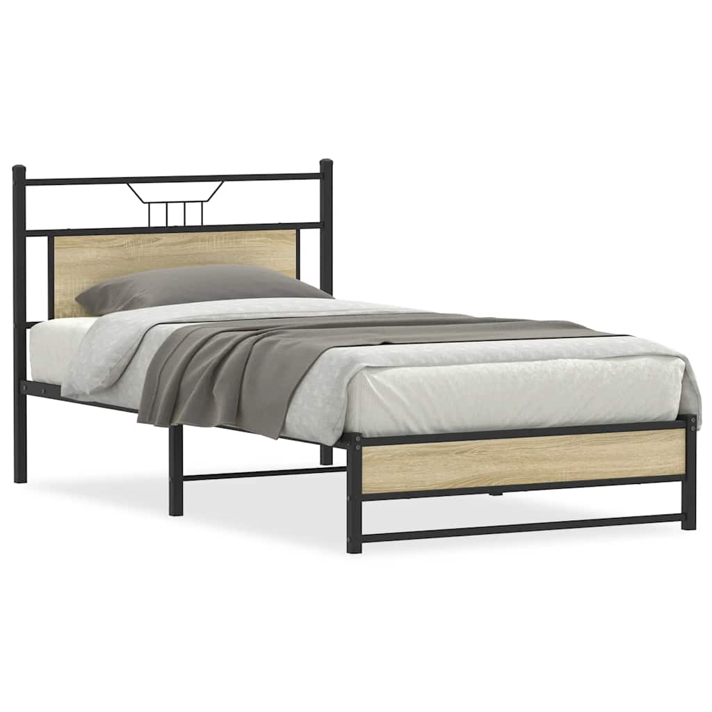 Bedframe Zonder Matras Hout Kleurig