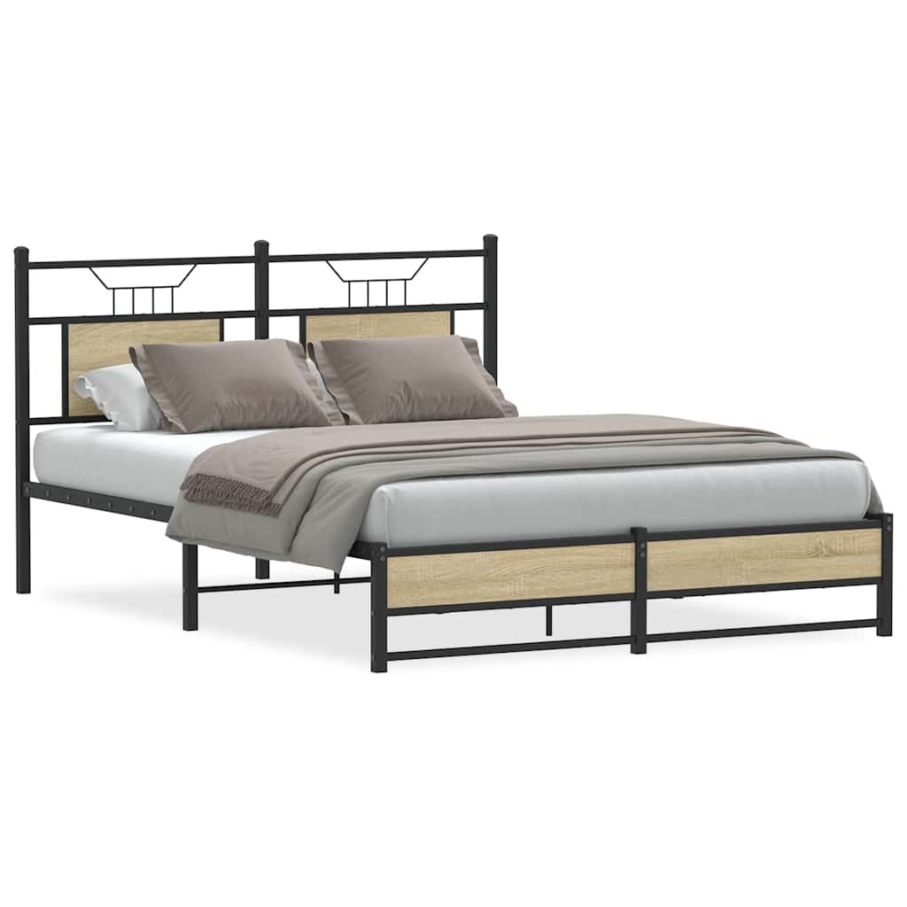 Bedframe Zonder Matras Hout Kleurig