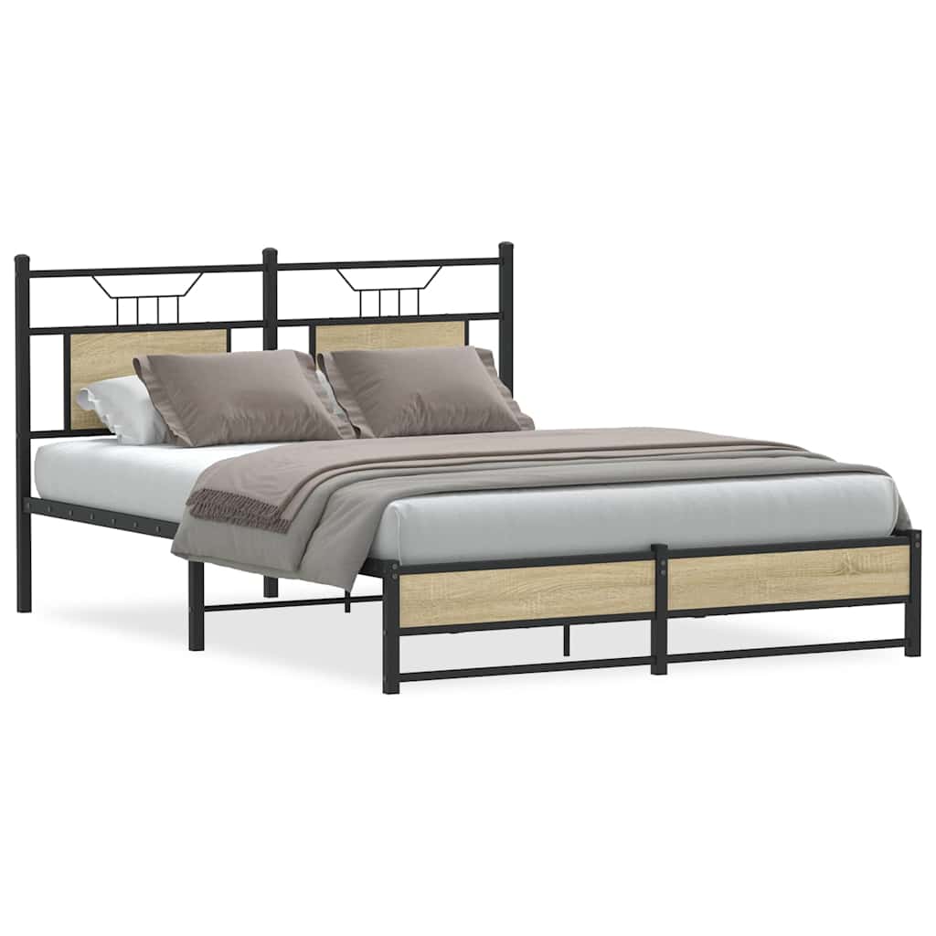 Bedframe Zonder Matras Hout Kleurig