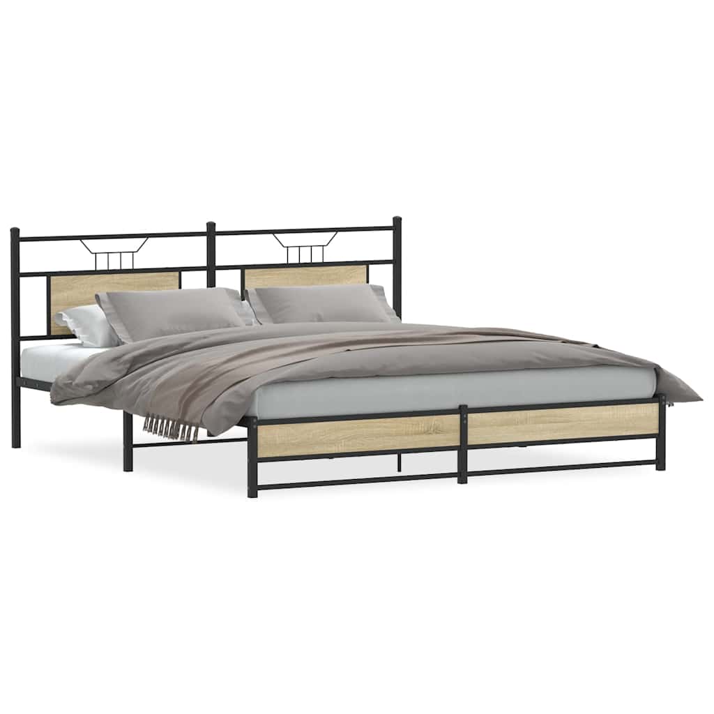 Bedframe Zonder Matras Hout Kleurig