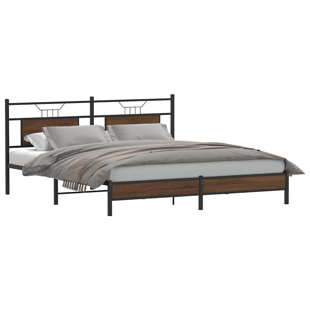 Bedframe Zonder Matras Hout Kleurig
