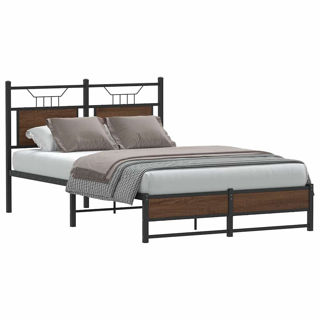 Bedframe Zonder Matras Hout Kleurig