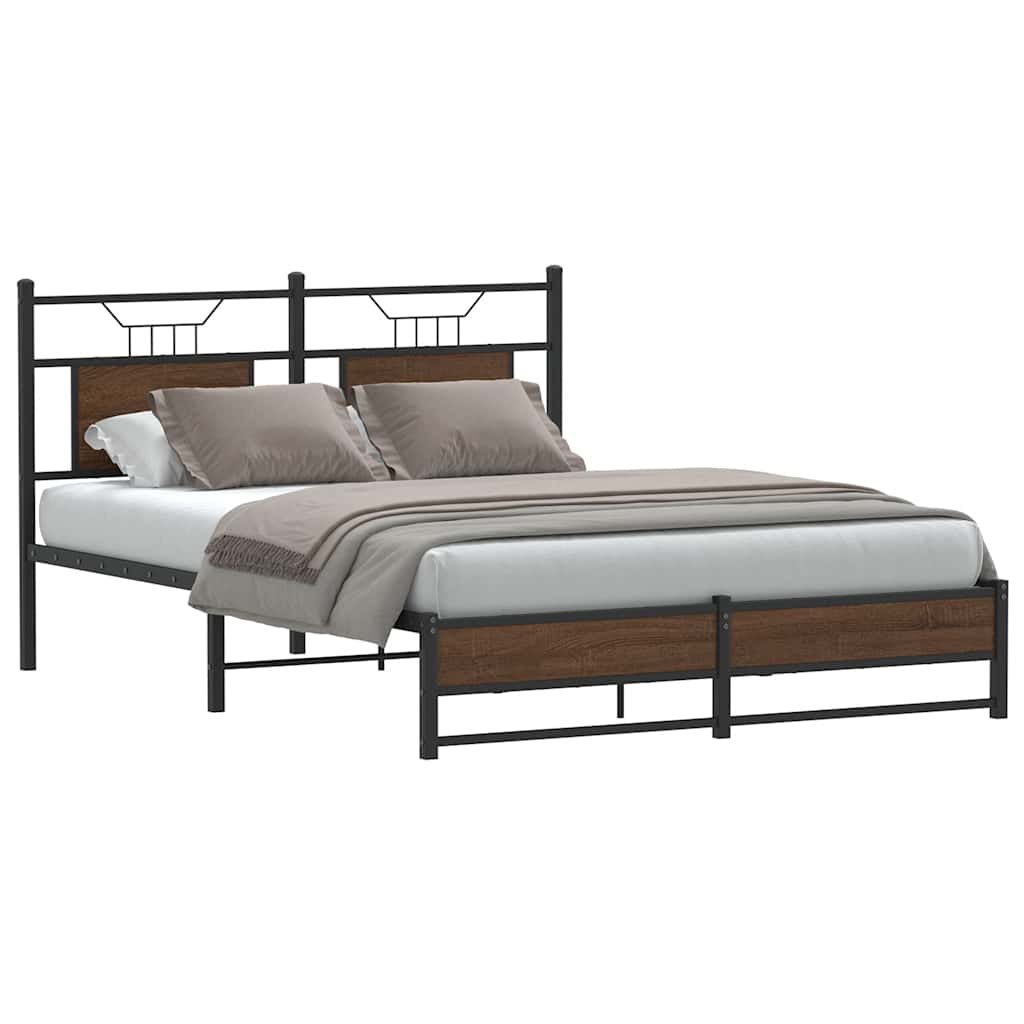 Bedframe Zonder Matras Hout Kleurig