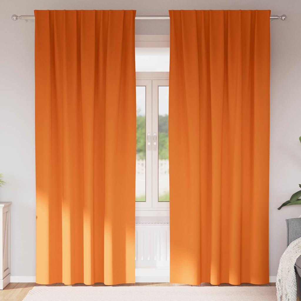 Zwart-Out Gordijnen Met Ringen 2 St 140 X