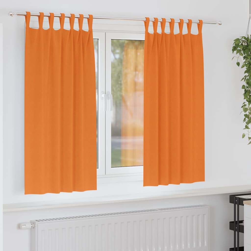 Zwart-Out Gordijnen Met Ringen 2 St 140 X