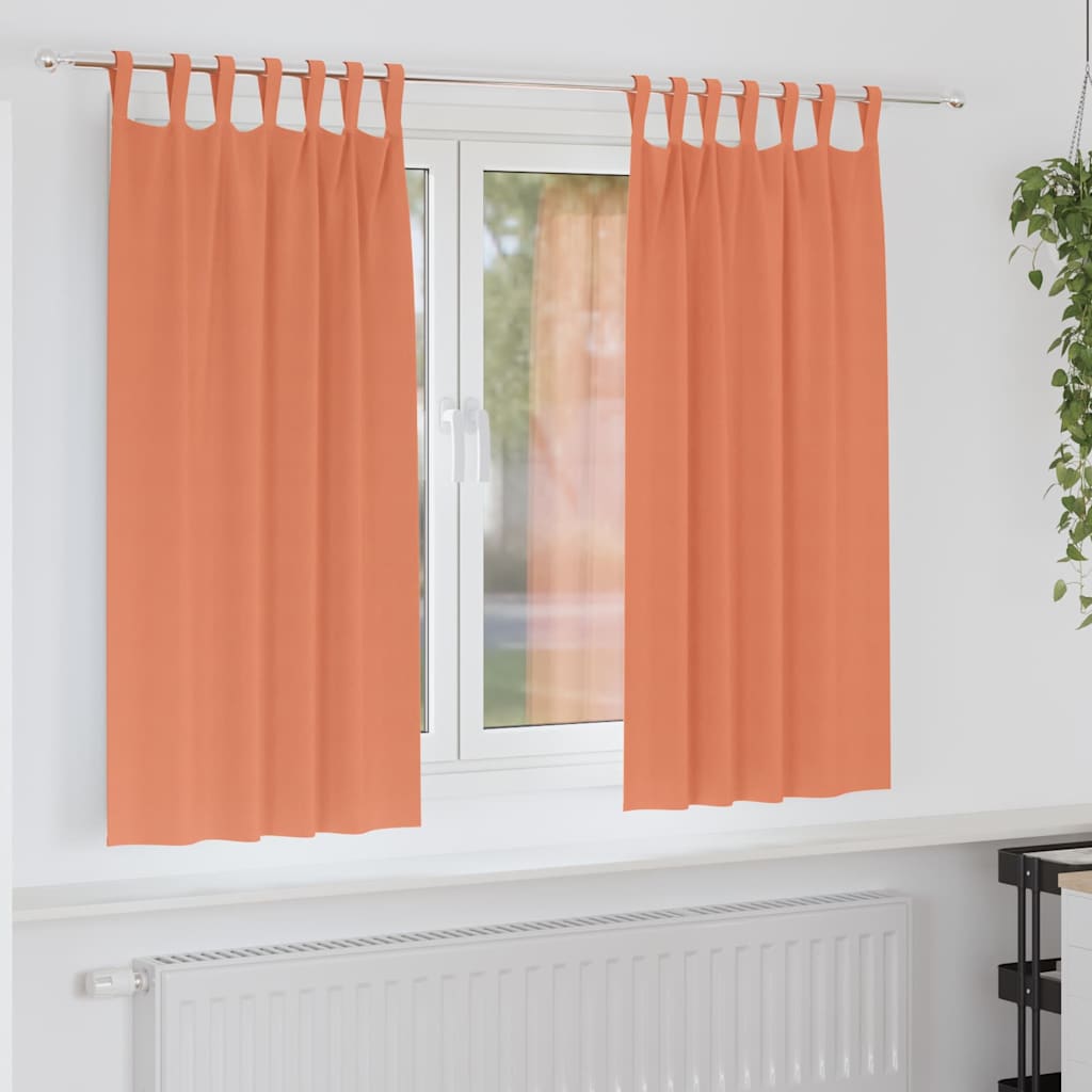 Zwart-Out Gordijnen Met Ringen 2 St 140 X