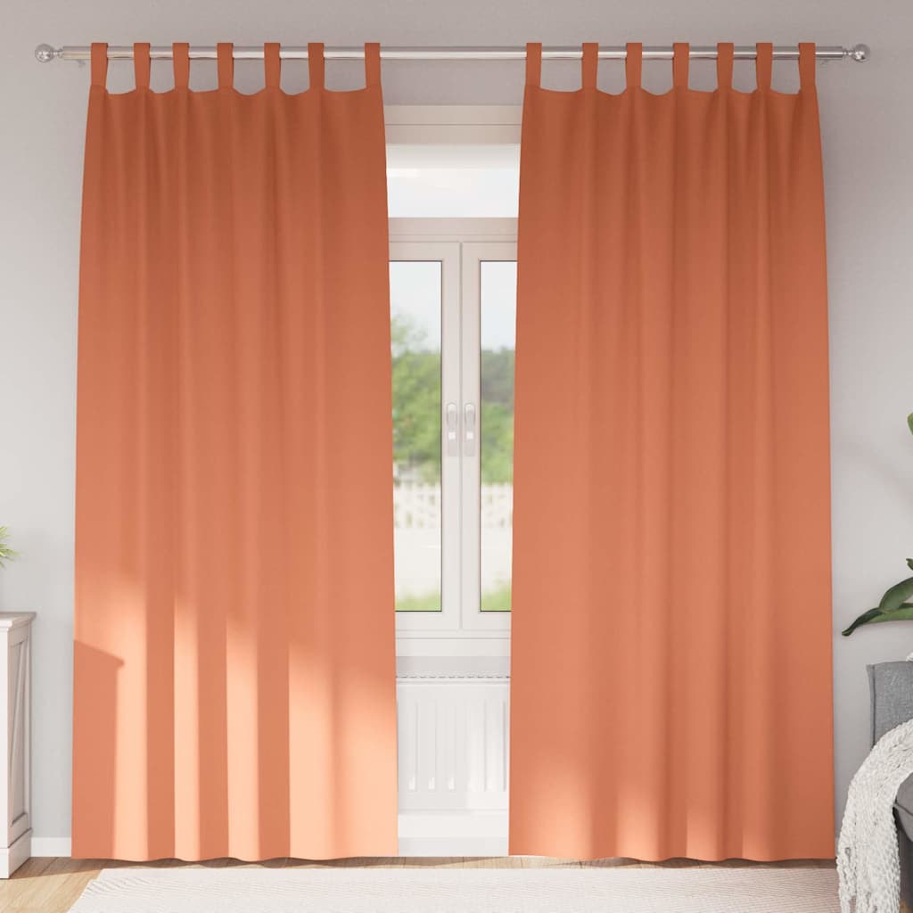 Zwart-Out Gordijnen Met Ringen 2 St 140 X