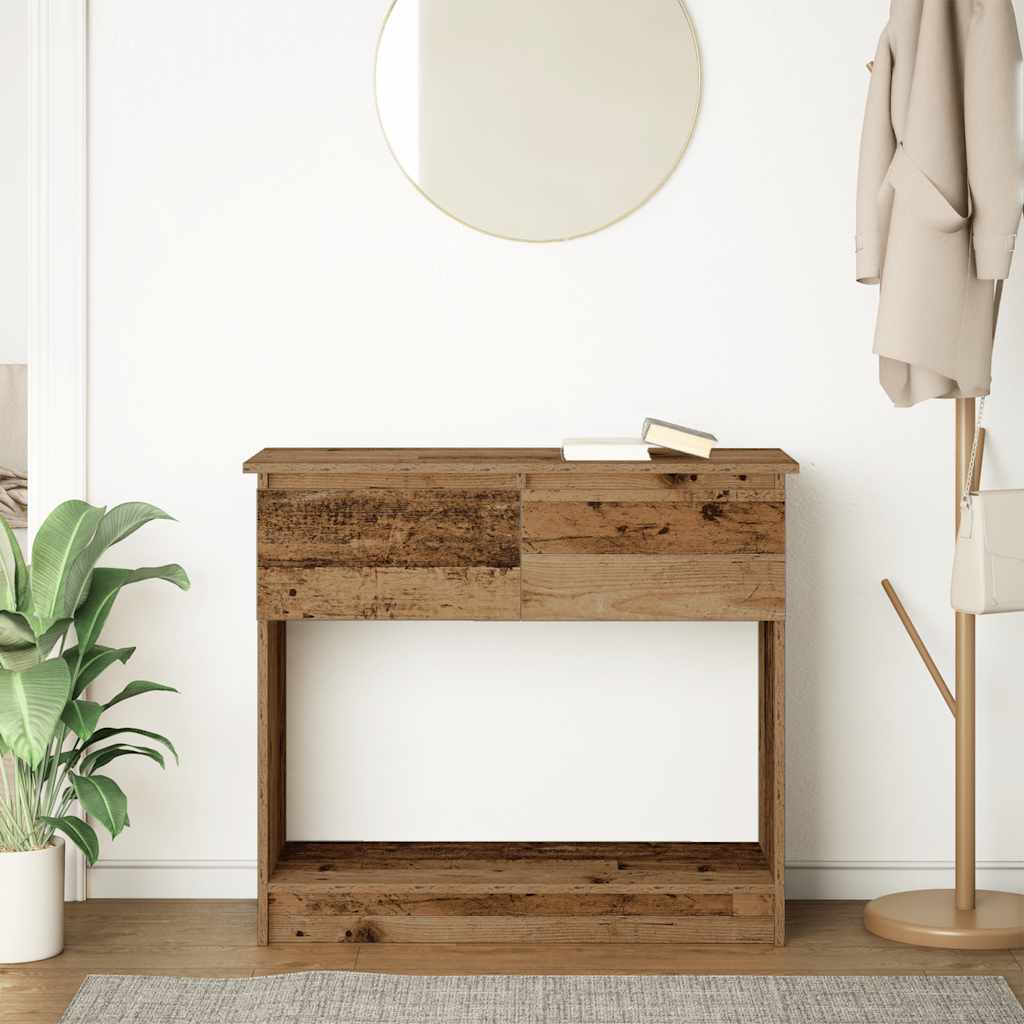 Wandtafel Met Lades 85,5X38,5X74,5 Cm
