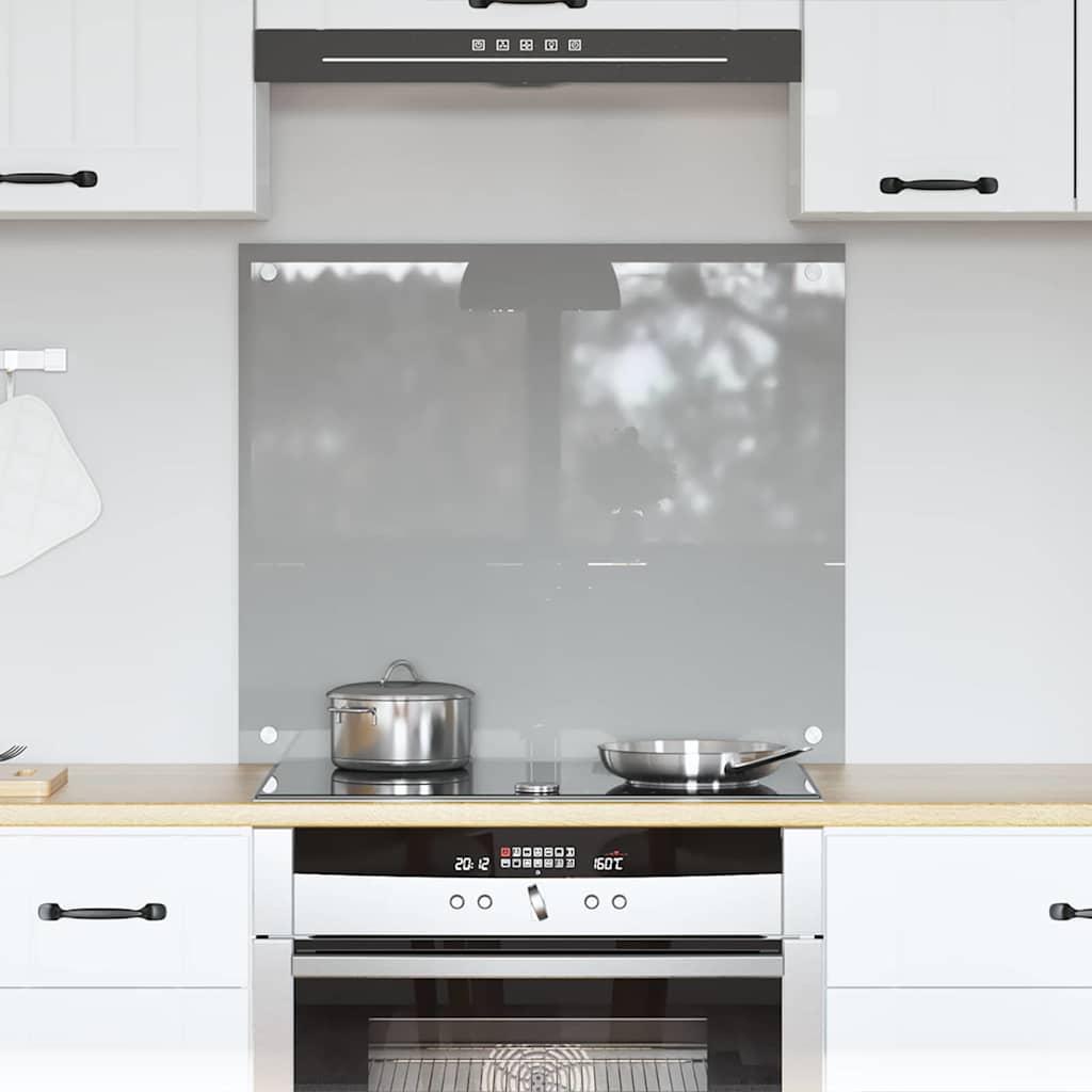 Spatschermen Keuken 70X40 Cm Gehard Glas Wit