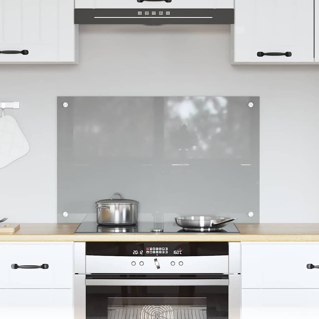 Spatschermen Keuken 70X40 Cm Gehard Glas Wit