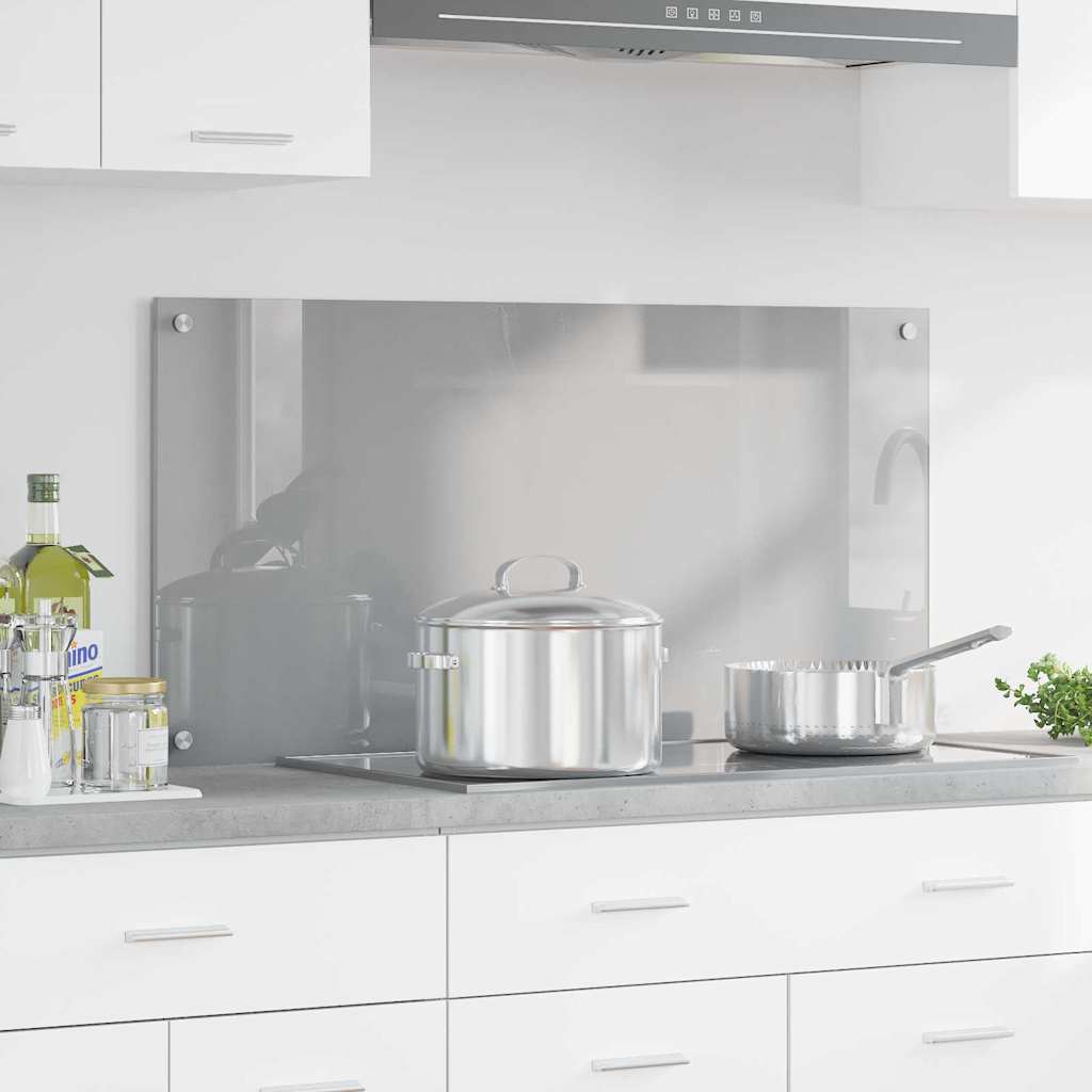 Spatschermen Keuken 70X40 Cm Gehard Glas Wit