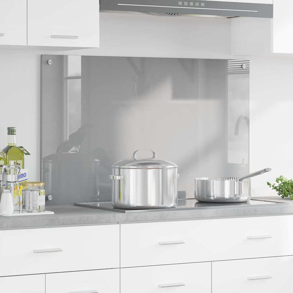 Spatschermen Keuken 70X40 Cm Gehard Glas Wit