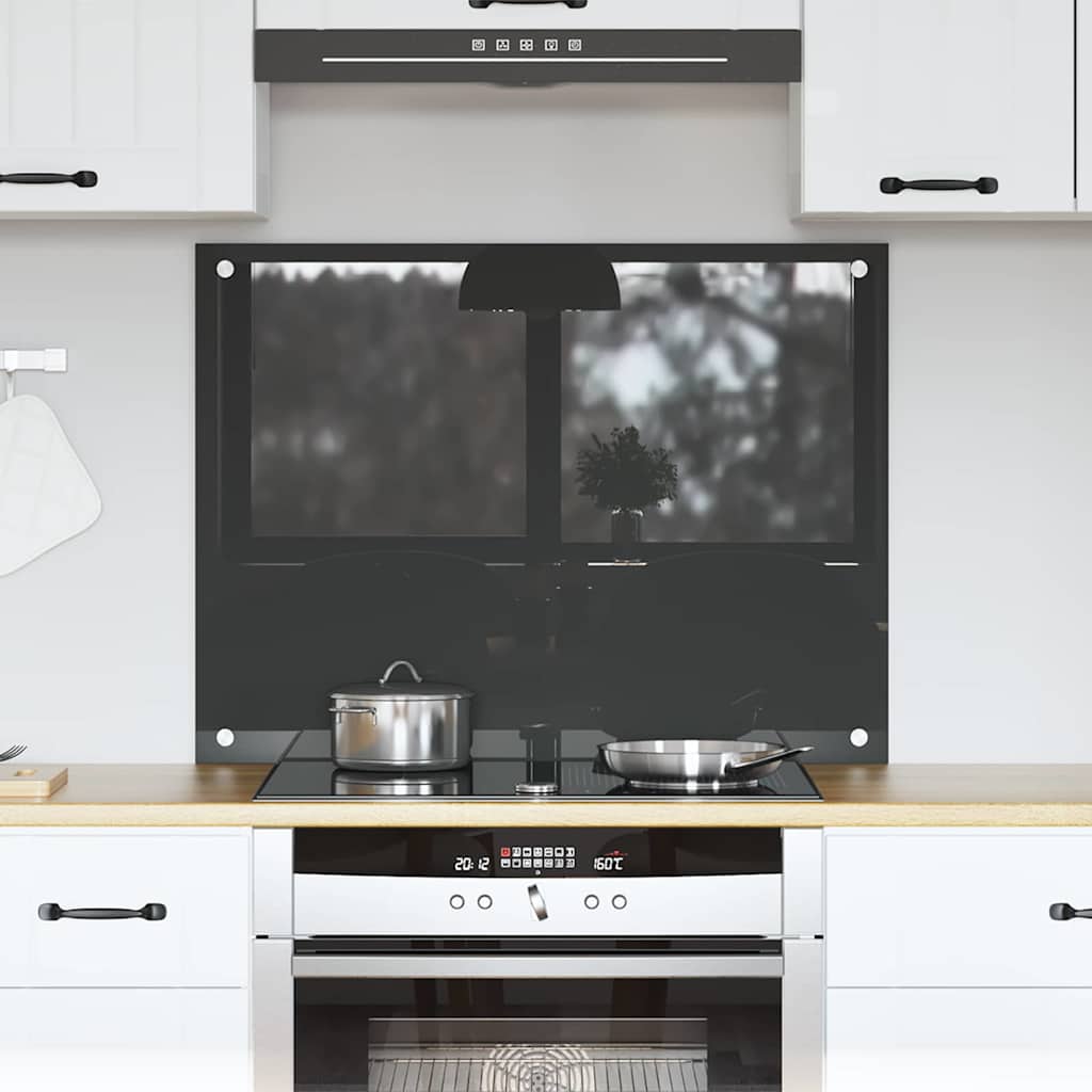 Spatschermen Keuken 70X40 Cm Gehard Glas Wit