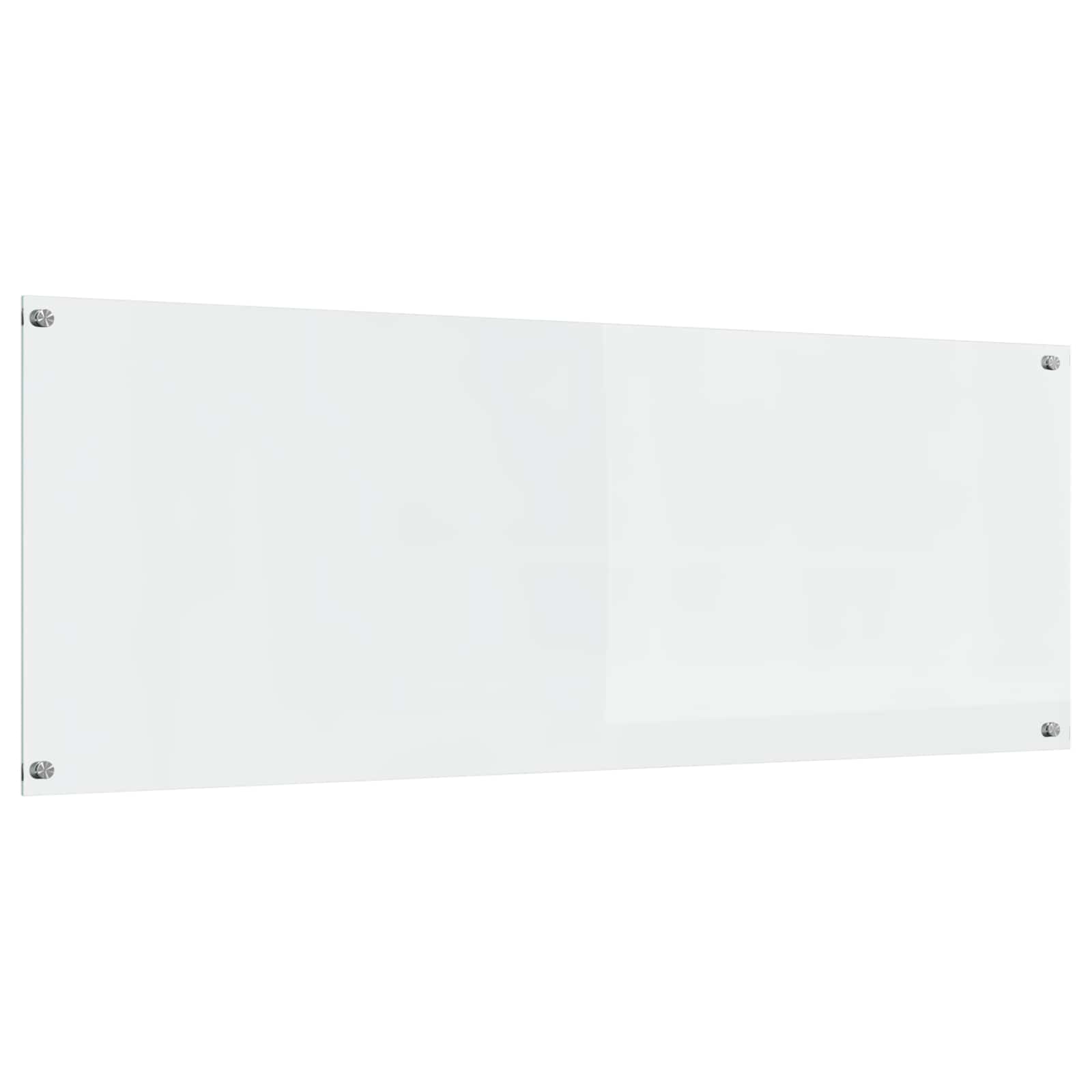 Spatschermen Keuken 70X40 Cm Gehard Glas Wit