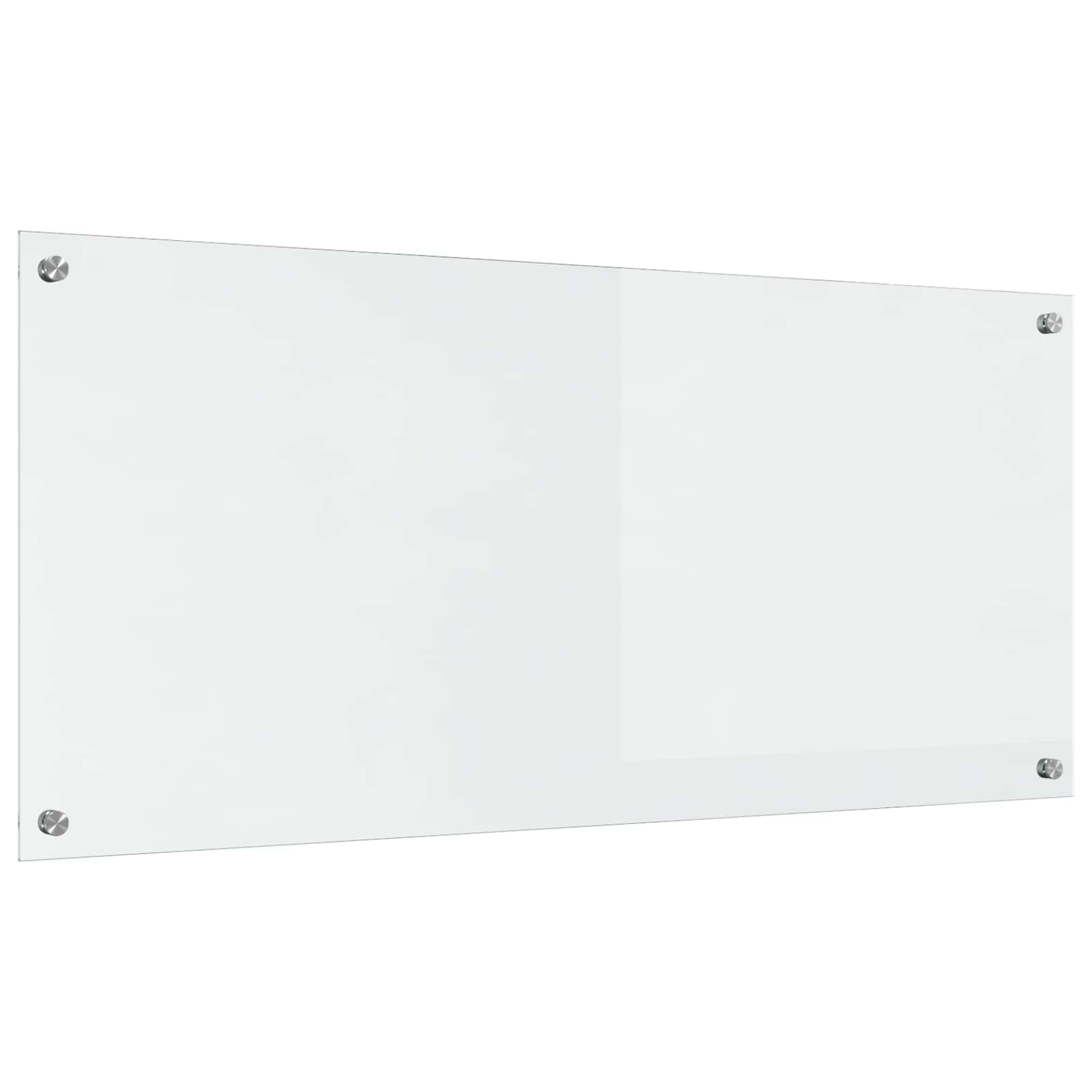 Spatschermen Keuken 70X40 Cm Gehard Glas Wit