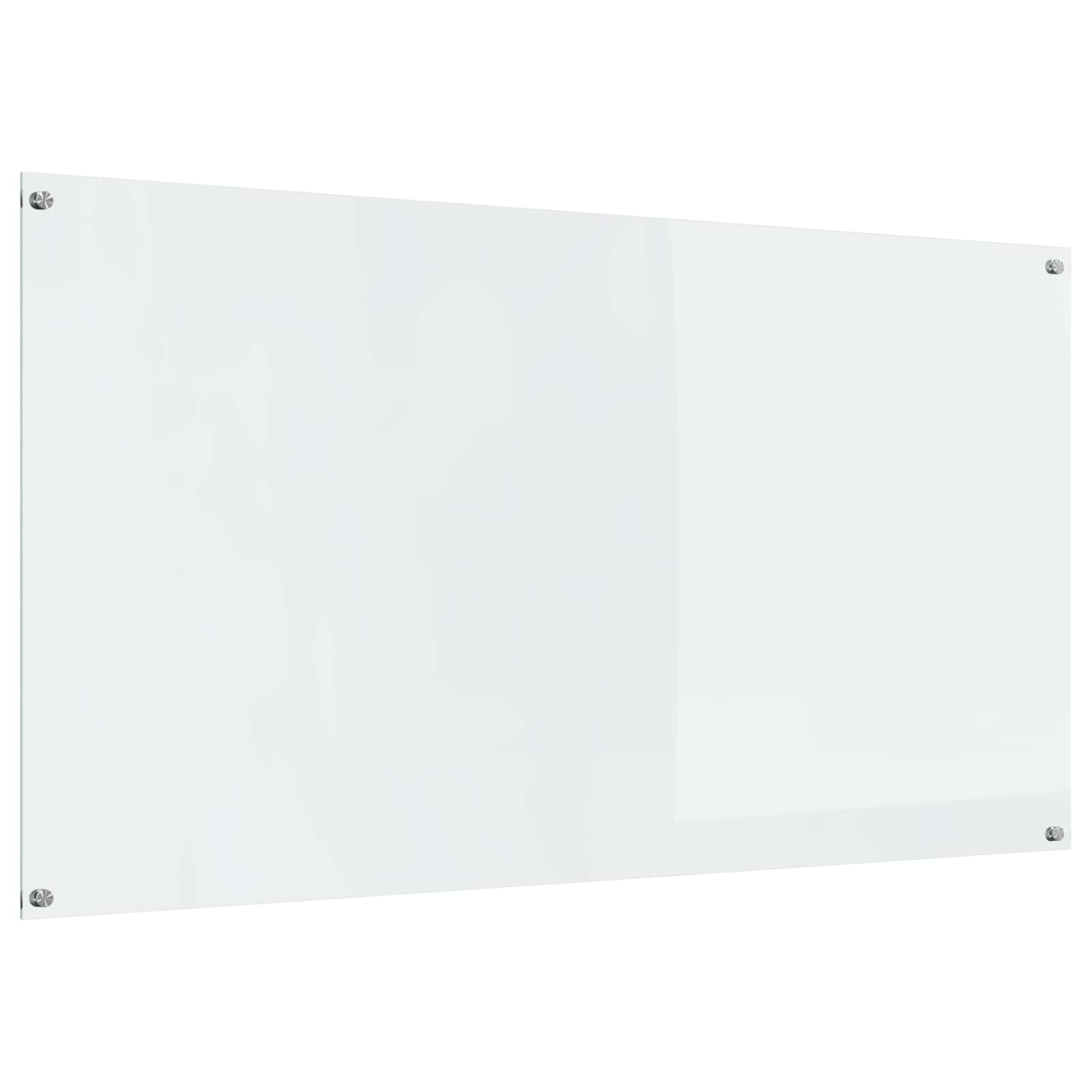 Spatschermen Keuken 70X40 Cm Gehard Glas Wit
