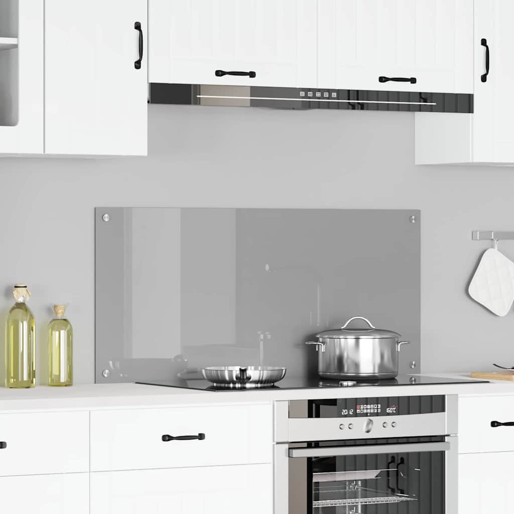 Spatschermen Keuken 70X40 Cm Gehard Glas Wit